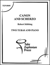 Canon and Scherzo Tuba Duet with Piano P.O.D. cover